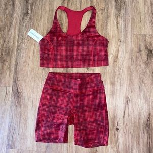 New Outdoor voices Athletic apparel set top and shorts size extra small women’s